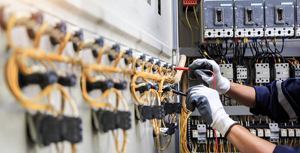 Professional Electrician technician working in Andrews, IN